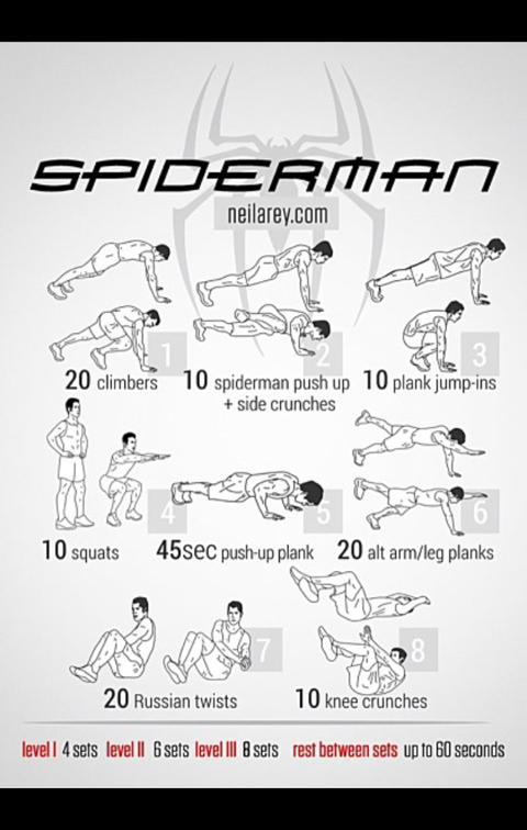 슈퍼히어로식 일상맨몸운동 | 인스티즈