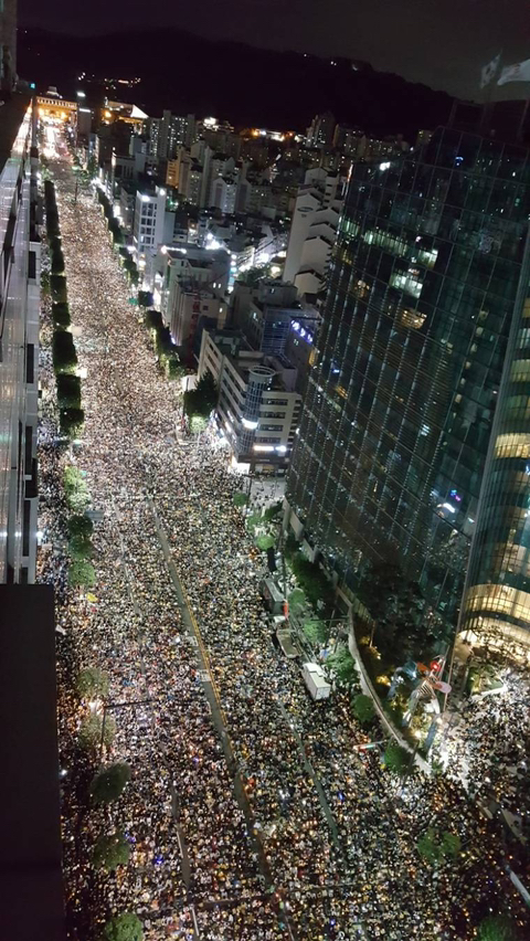 오늘 촛불집회 지도로 볼게요 | 인스티즈