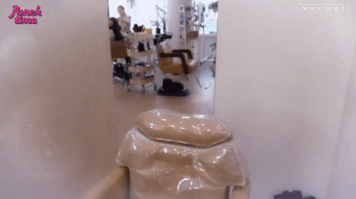 메이크업 받다 조는 쥬리....gif | 인스티즈