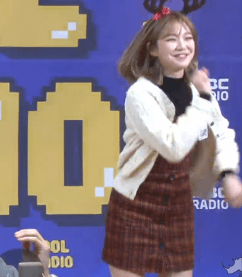 라디오 아이돌리그 출연해 하드캐리한 프로미스나인 막내 백지헌.GIF | 인스티즈