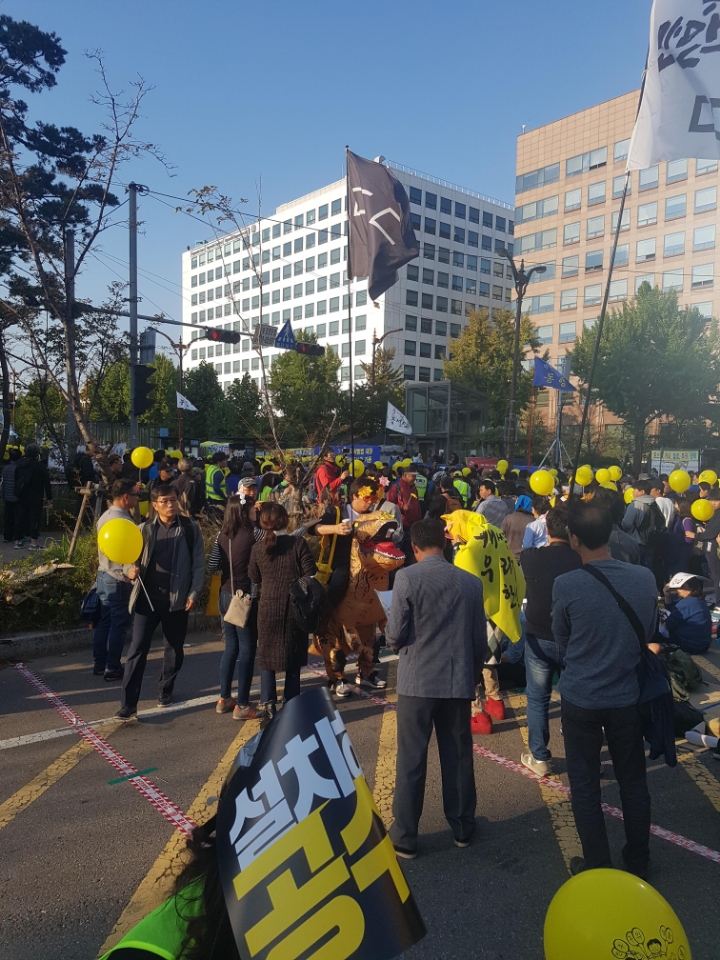 현재 여의도 집회 상황 | 인스티즈