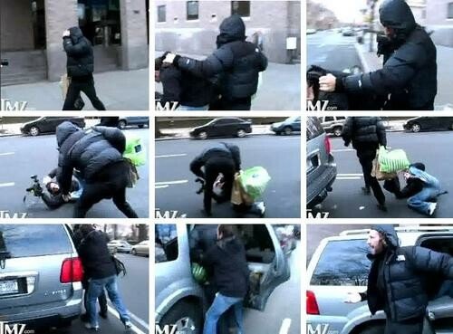 길거리에서 사람을 폭행하는 가수.jpg | 인스티즈