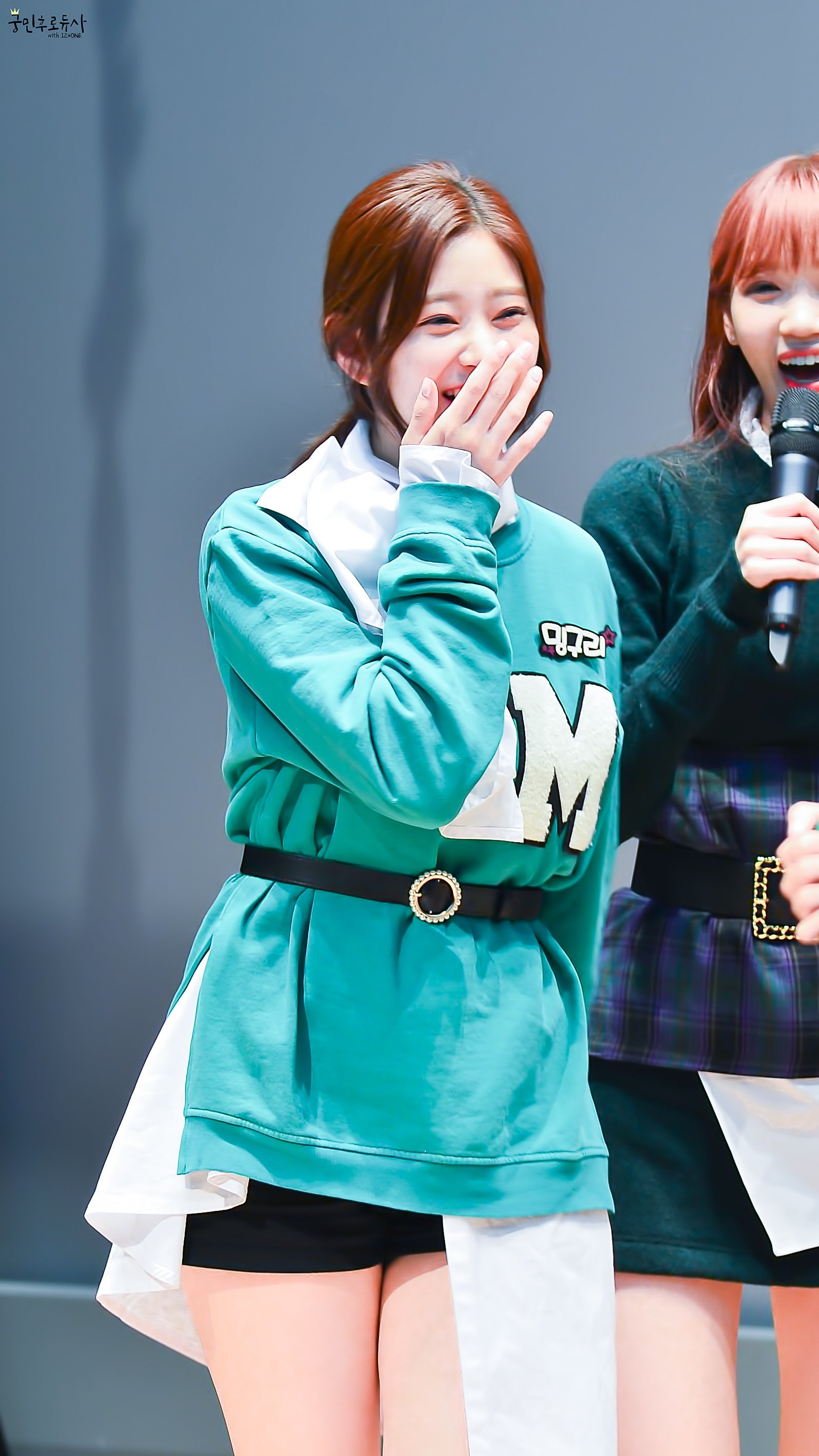 항상 어딘가 억울하고 애잔한 아이즈원 민주.jpg | 인스티즈