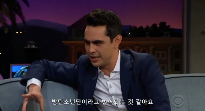 오늘자 미국 토크쇼에서 방탄소년단 팬이라는 맥스 밍겔라 | 인스티즈