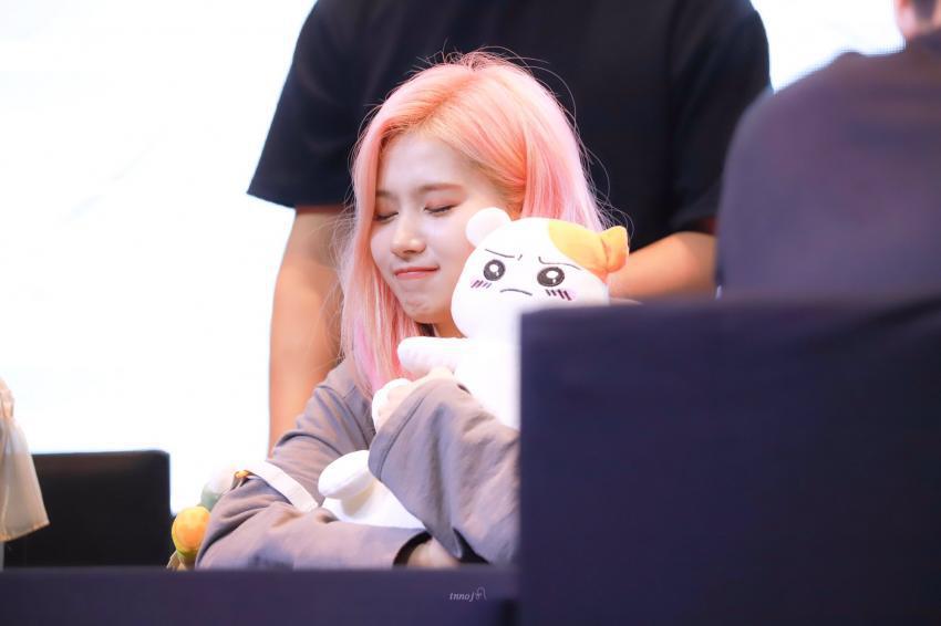 인형따라하는 사나.jpgif | 인스티즈