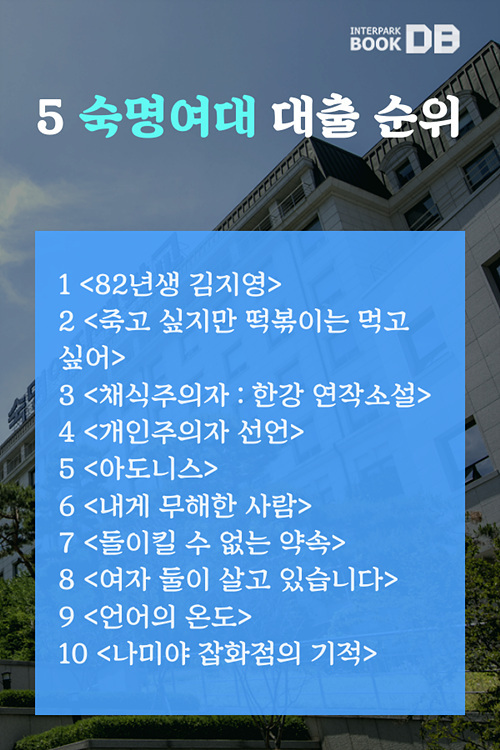 2019년 대학생이 가장 많이 읽은 책.jpg | 인스티즈