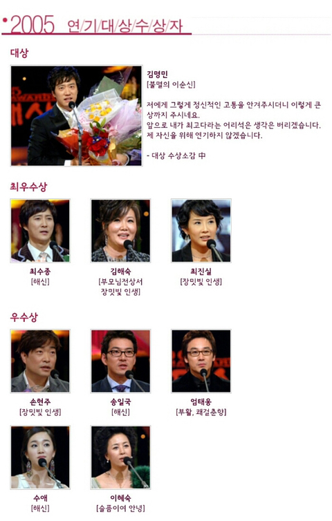 kbs 연기대상 대상을 계속 공동으로 주는 게 별로인 이유 | 인스티즈