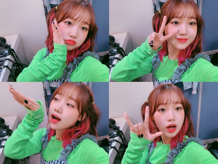 양갈래 머리한 아이오아이 멤버 모음 .jpg | 인스티즈