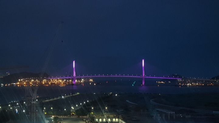 곧 있을 방탄소년단 부산 팬미팅에 온 곳이 보라색으로 물든 부산 명소.jpg | 인스티즈