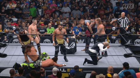 제이크 헤이거(잭 스웨거) AEW 등장.gif | 인스티즈