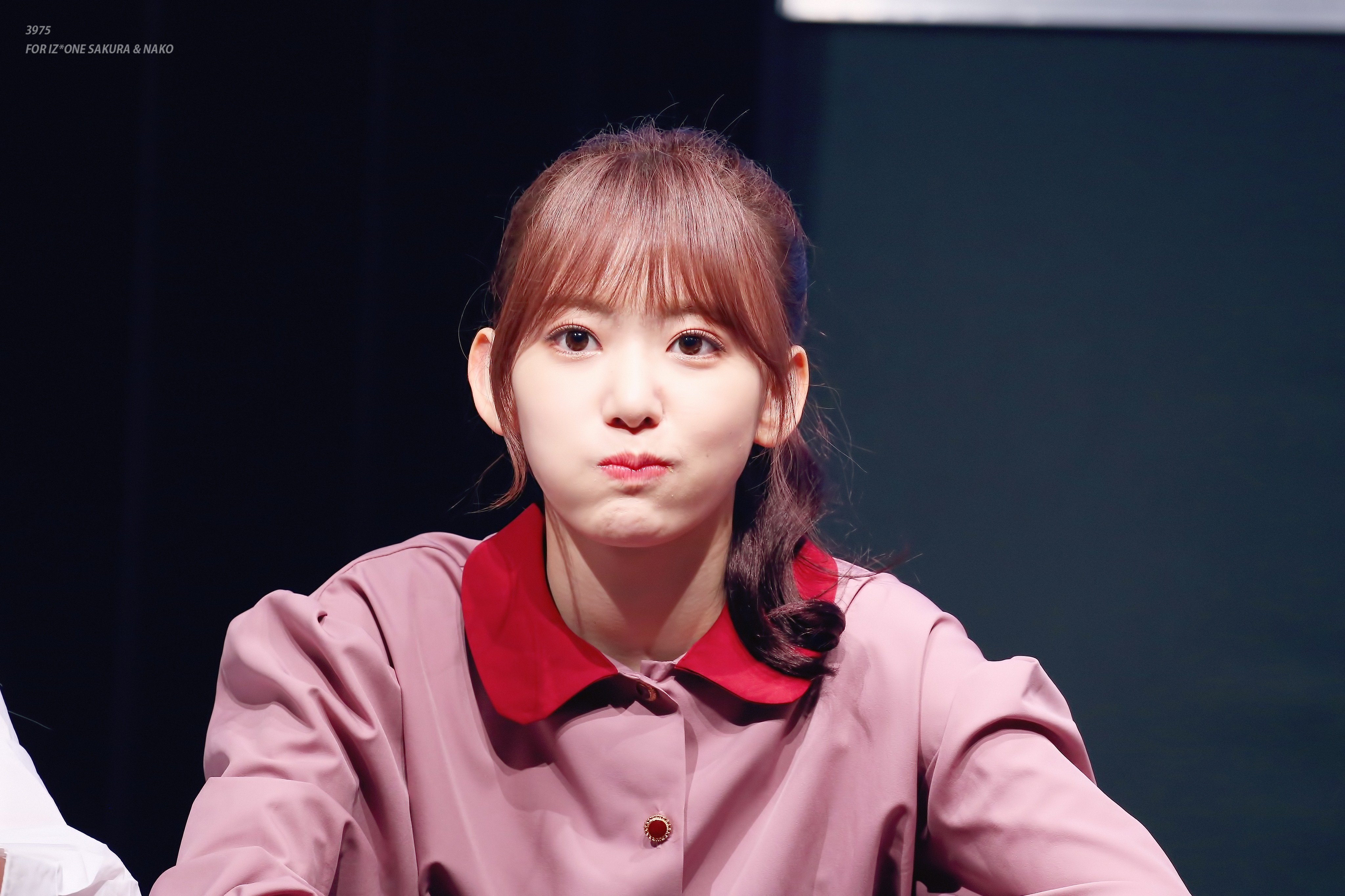 포니테일이 잘어울리는 아이즈원 사쿠라.jpg | 인스티즈