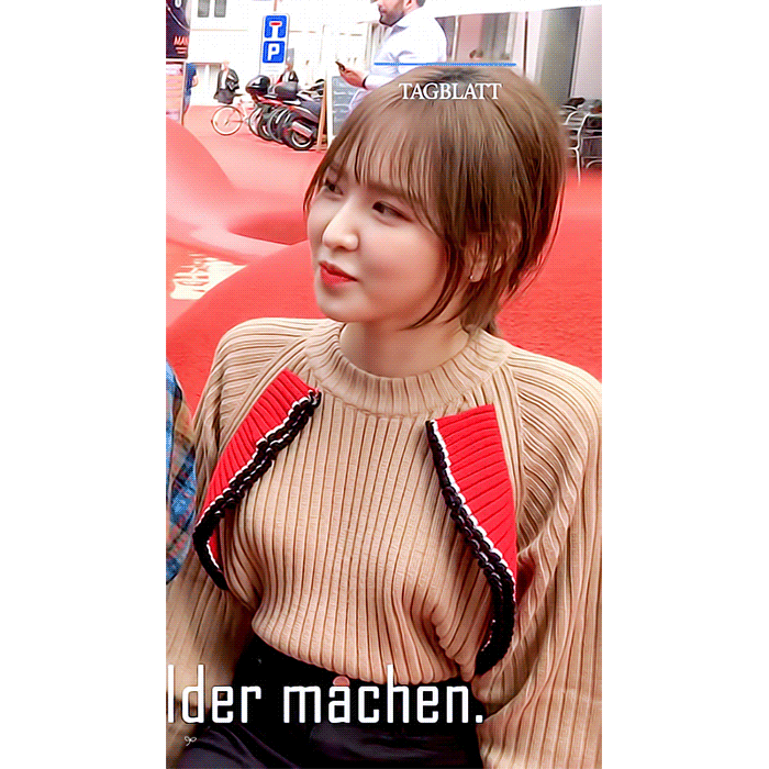 스위스에서 인터뷰하는 레드벨벳 웬디.jpgif | 인스티즈