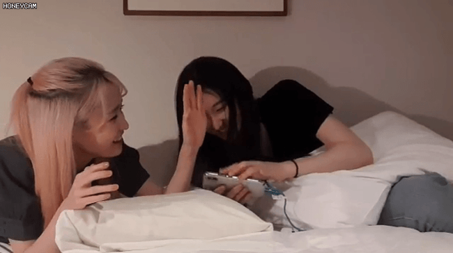 아이즈원 히토미..채연 브이앱 움짤 | 인스티즈