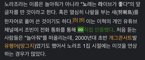 반전있는 노라조 이름의 뜻.jpg | 인스티즈