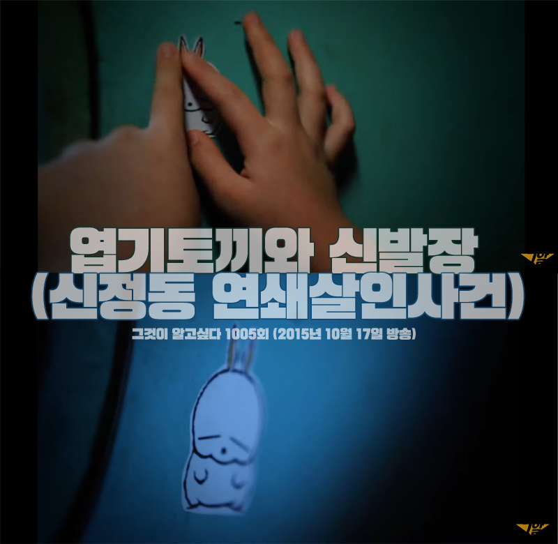 최초공개! 그것이 알고싶다 엽기토끼와 신발장, 신정동 연쇄살인사건 | 인스티즈
