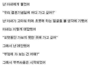 부부싸움의 시작 | 인스티즈