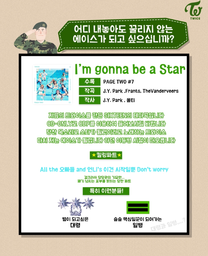 현역군인이 군인에게 추천하는 트와이스 수록곡.jpg | 인스티즈