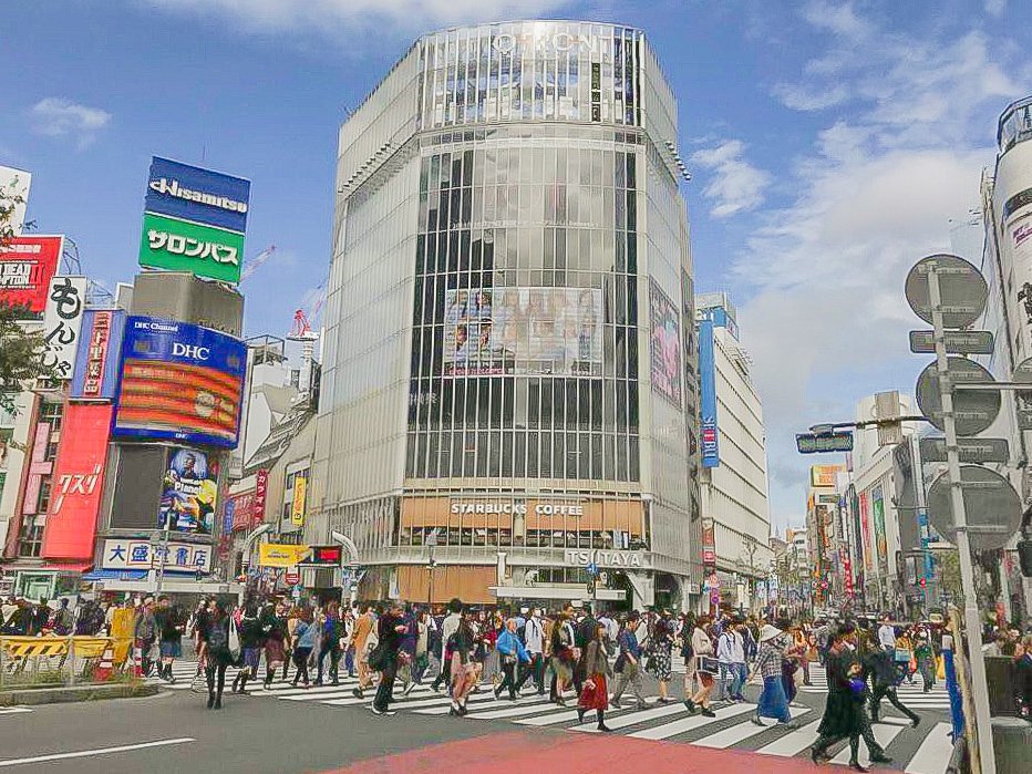 일본 도쿄 시부야에 아이즈원 홍보 | 인스티즈