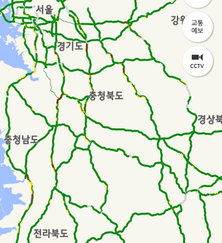 1.24 01:05 고속도로교통상황 + 소요시간...서울➡️부산 5시간 5분 / ➡️목포 5시간 10분 | 인스티즈