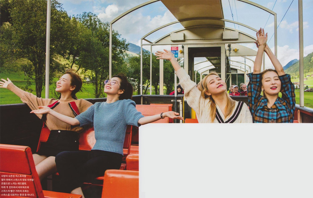 여행잡지에 실린 레드벨벳의 스위스 여행 | 인스티즈