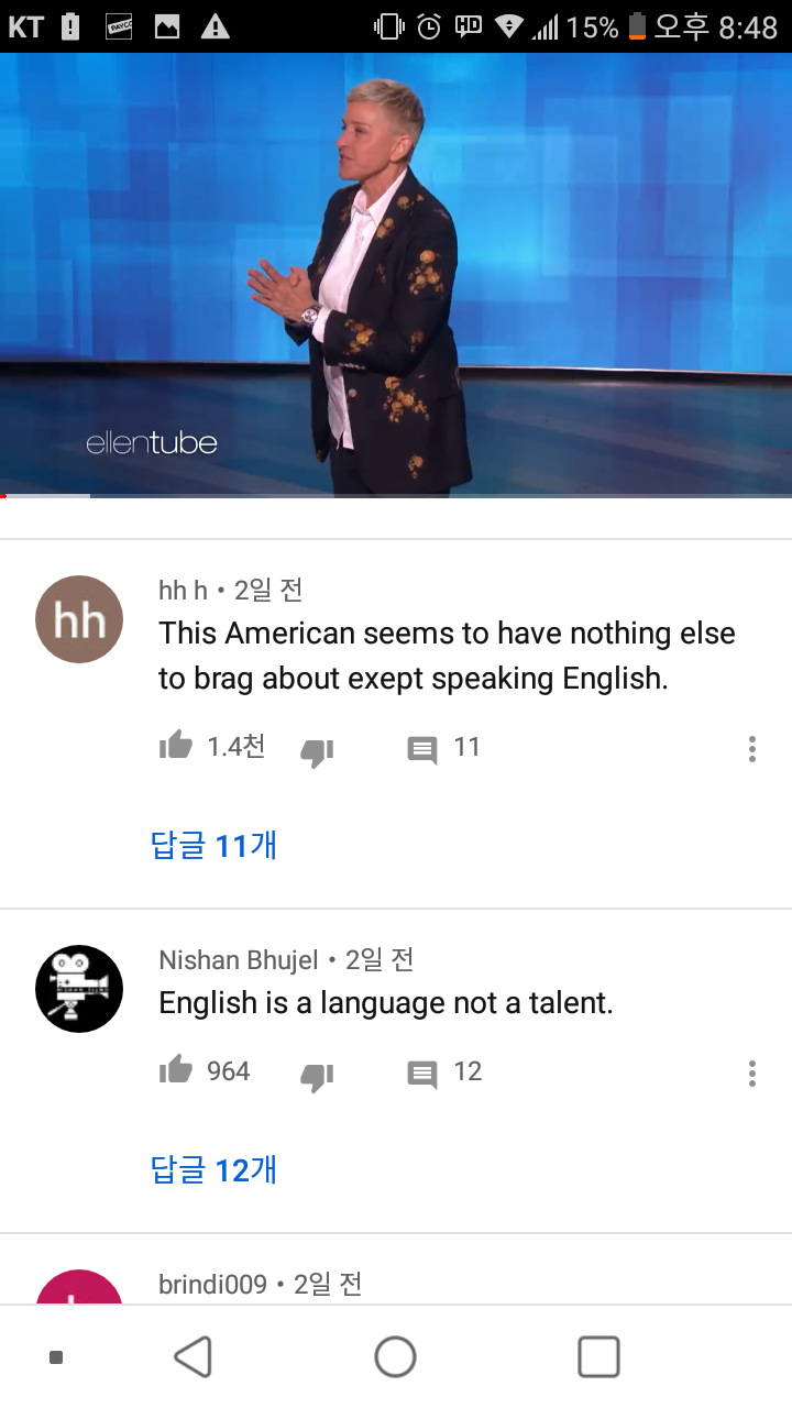 봉준호 영어 못한다고 비꼬는 개그치는 미국 유명 코메디언 | 인스티즈