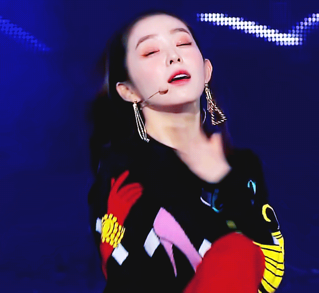 오늘자 인기가요 올백머리 아이린.gif | 인스티즈