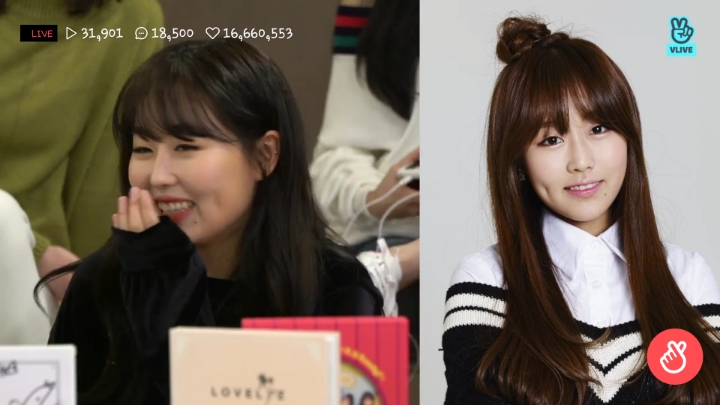 러블리즈 데뷔 4주년으로 V앱이 끝나서 캡쳐짤 | 인스티즈