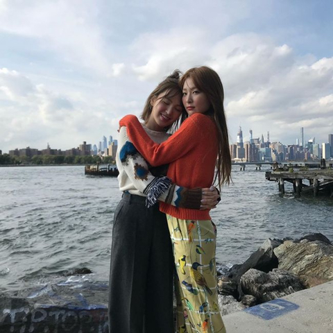 원톱 아이린의 든든한 조력자 슬기&amp;웬디 (곰완) 94즈 | 인스티즈