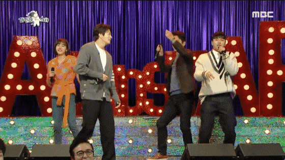 라스 무대 찢어 버린 드렁큰 소라게 권상우와 리듬타는 정준호.gif | 인스티즈