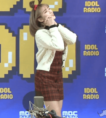 라디오 아이돌리그 출연해 하드캐리한 프로미스나인 막내 백지헌.GIF | 인스티즈