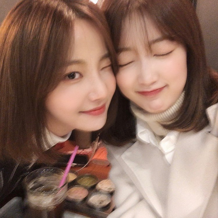 오늘자 모모랜드 연우 인스타그램 with 구구단 하나.jpg | 인스티즈