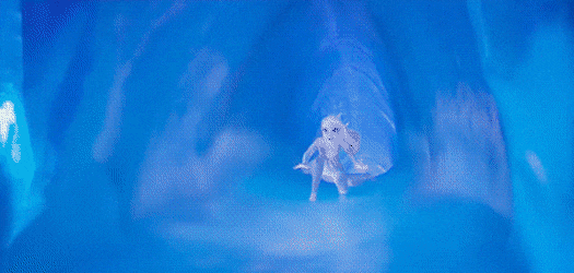 진화한 엘사 마법.gif | 인스티즈