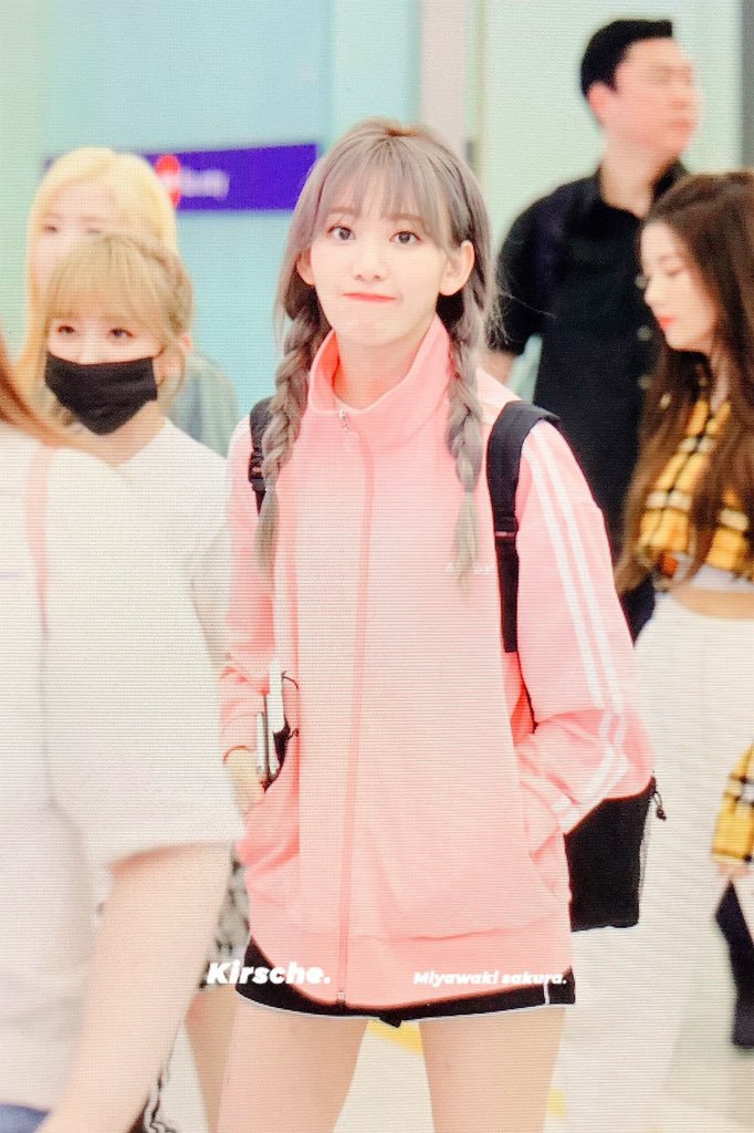 양갈래 머리 한 사쿠라씨.... | 인스티즈