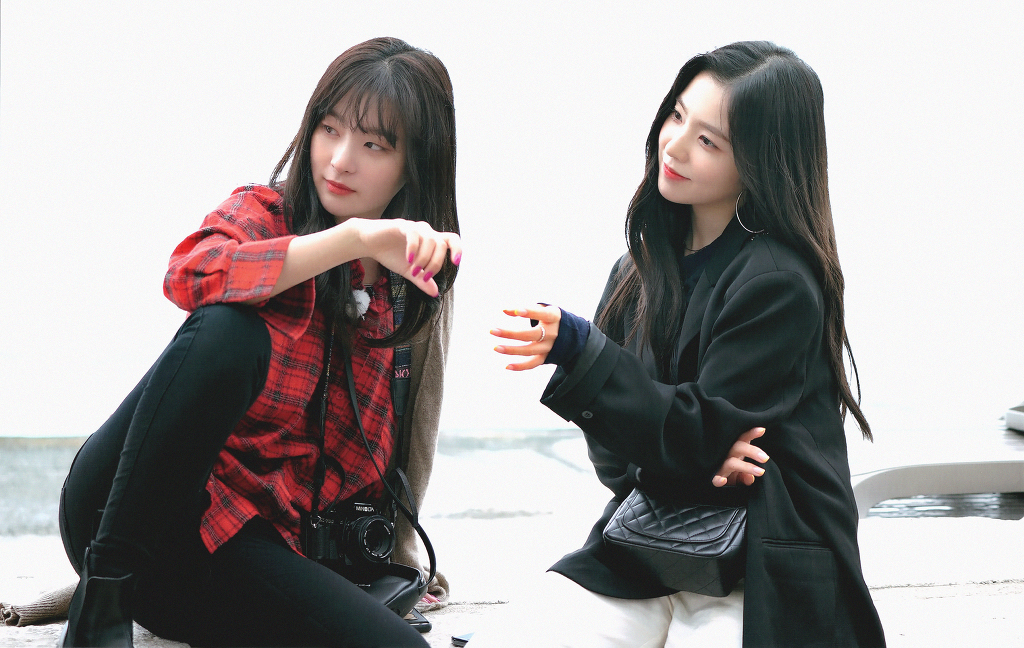 레드벨벳 아이린 슬기의 출근길 온도차.jpgif | 인스티즈
