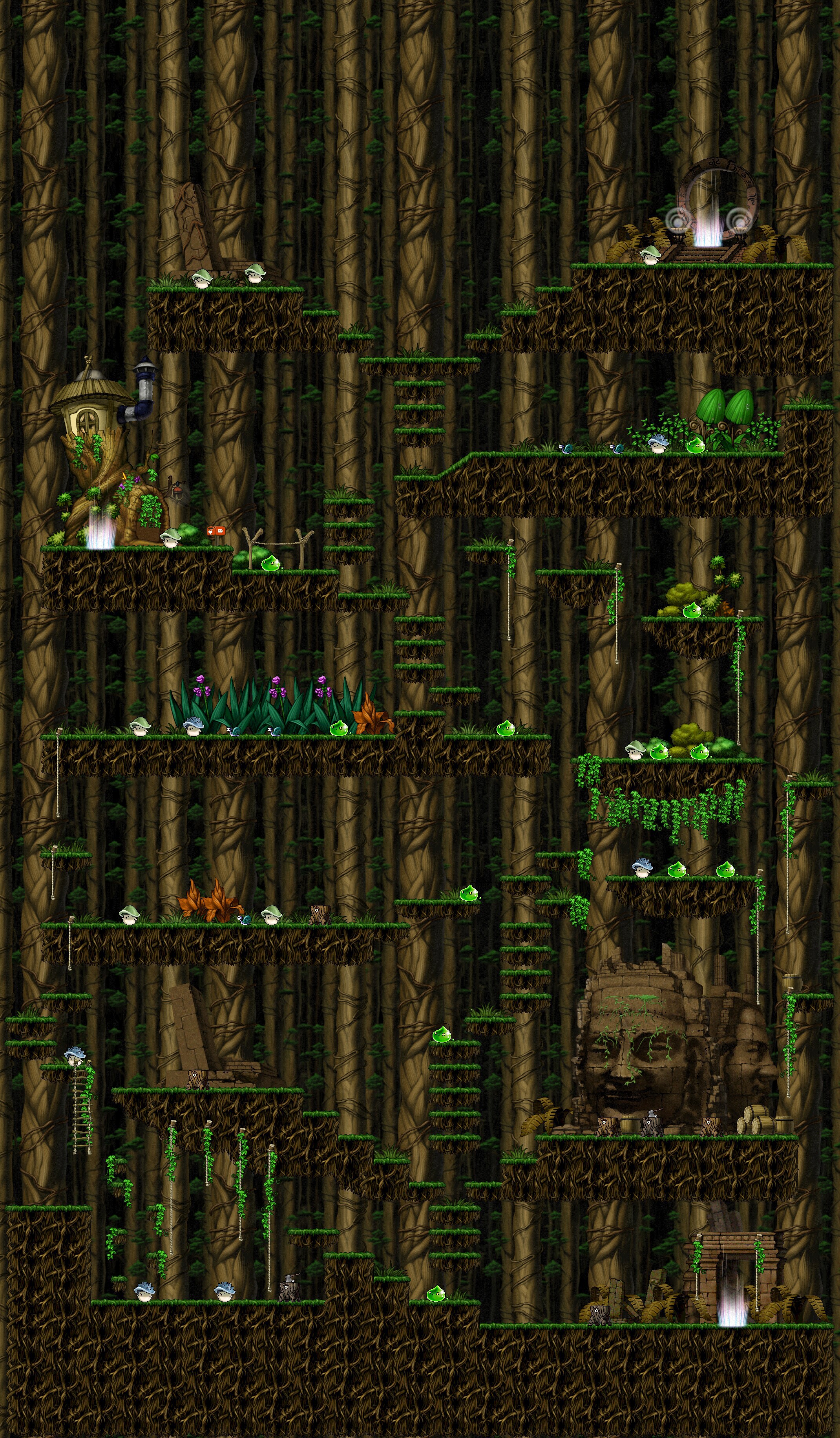 메이플스토리 슬리피우드 마을.jpg | 인스티즈