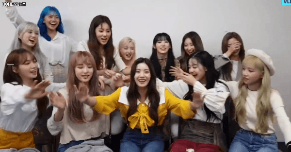 눈물바다...아이즈원 권은비 생일 브이앱 | 인스티즈