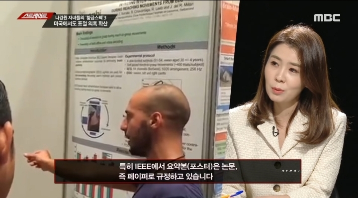 포스터는 논문과 다르다며 포스터의 학술적 가치를 폄하하고 있는 나경원 (스트레이트) | 인스티즈