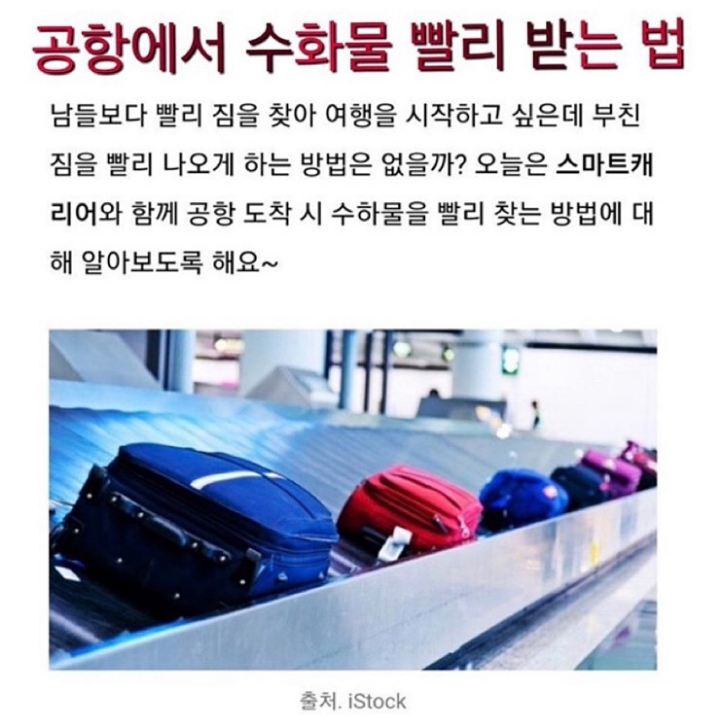 공항에서 수화물 빨리 받는 법 | 인스티즈