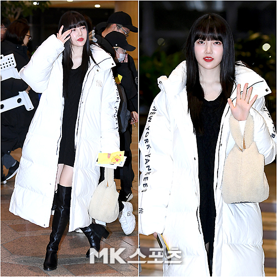 일본 공연 차 출국하는 여자친구.jpg | 인스티즈