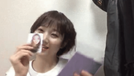 프로듀스48 규리절친 야마다노에의 프로미스나인 사랑.GIF | 인스티즈