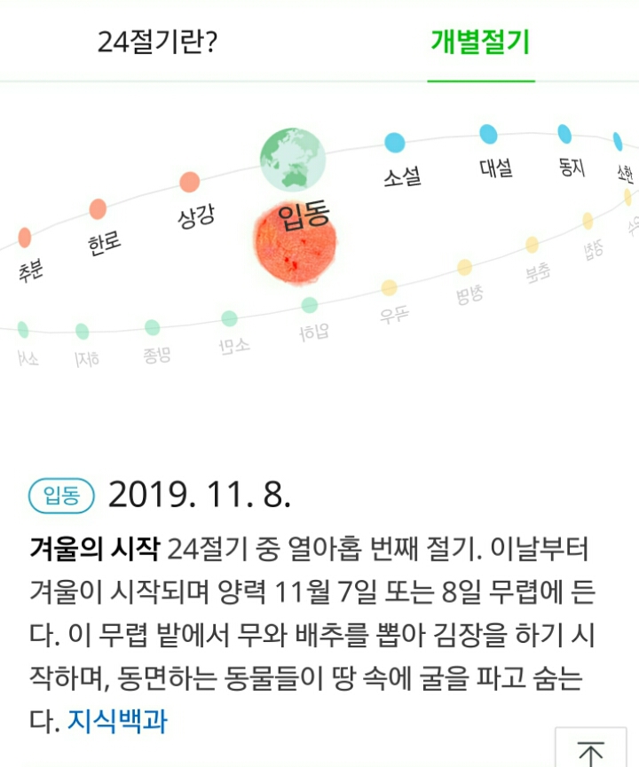 13년만에 추운 입동 | 인스티즈