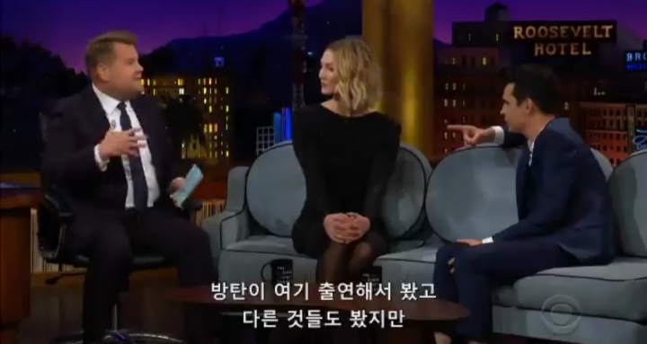 오늘자 미국 토크쇼에서 방탄소년단 팬이라는 맥스 밍겔라 | 인스티즈