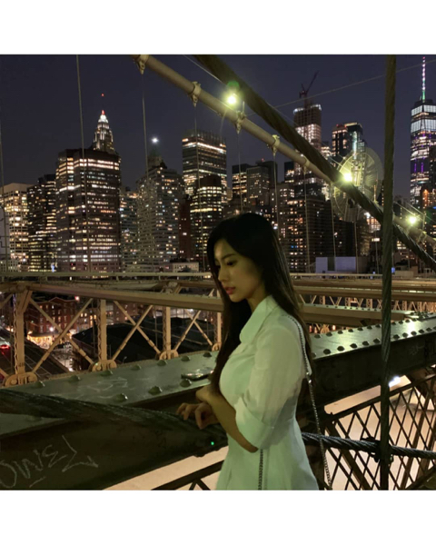 한달전 NY에서 행복한 시간 보냈던 아이즈원 | 인스티즈