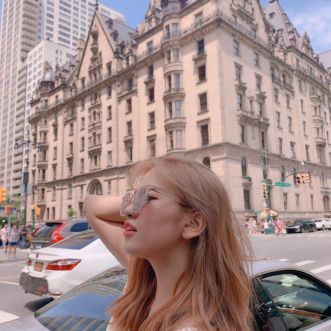 한달전 NY에서 행복한 시간 보냈던 아이즈원 | 인스티즈