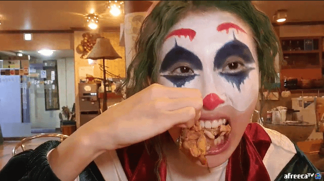 BJ듀단 양팡 할로윈특집 조커 코스프레 | 인스티즈