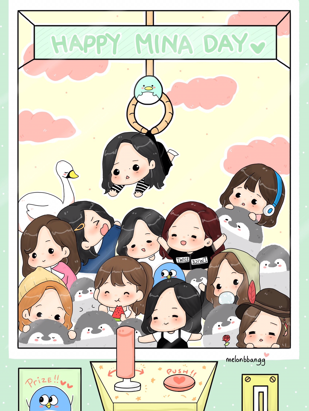 뽑기 인형이 된 미나리 팬아트 | 인스티즈