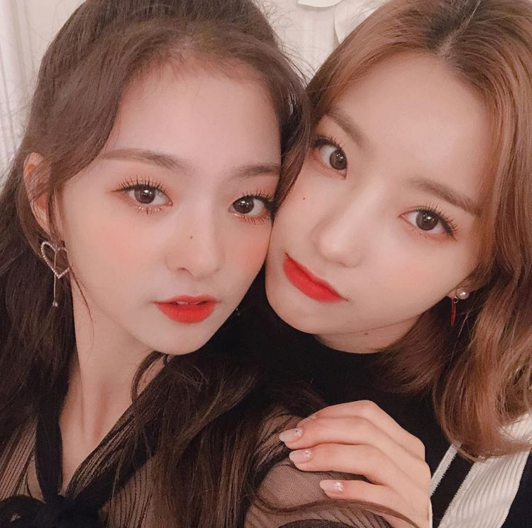 프로미스나인 인스타그램 새롬&amp;나경 | 인스티즈