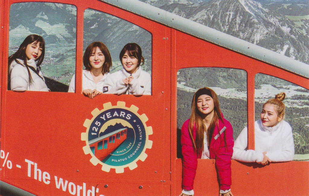 여행잡지에 실린 레드벨벳의 스위스 여행 | 인스티즈