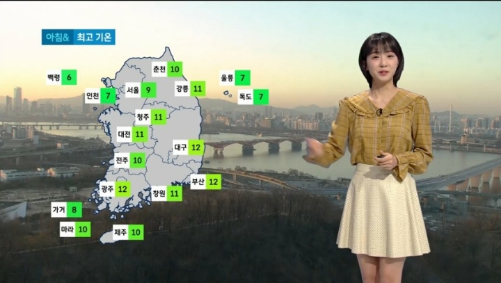 20200316 아침&amp; 김민아 JTBC 기상캐스터 | 인스티즈