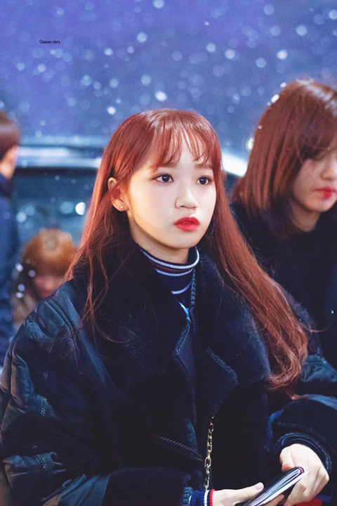 아이즈원 쌈무요정 김채원 김포공항 출국 사진.jpg | 인스티즈